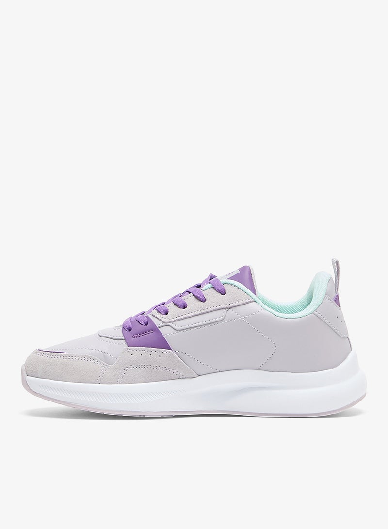 U.S. Polo Assn. Women's Lightweight Shoes Sneakers - Stylish Lavender and Mint Accents, Comfortable Casual Shoes for Everyday Wear - Image 2