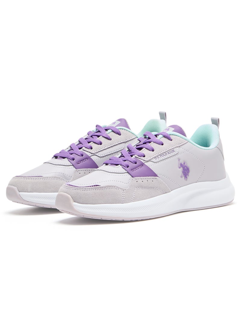 U.S. Polo Assn. - Women's Lightweight Sneakers - Stylish Lavender and Mint Accents, Comfortable Casual Shoes for Everyday Wear - Image 1