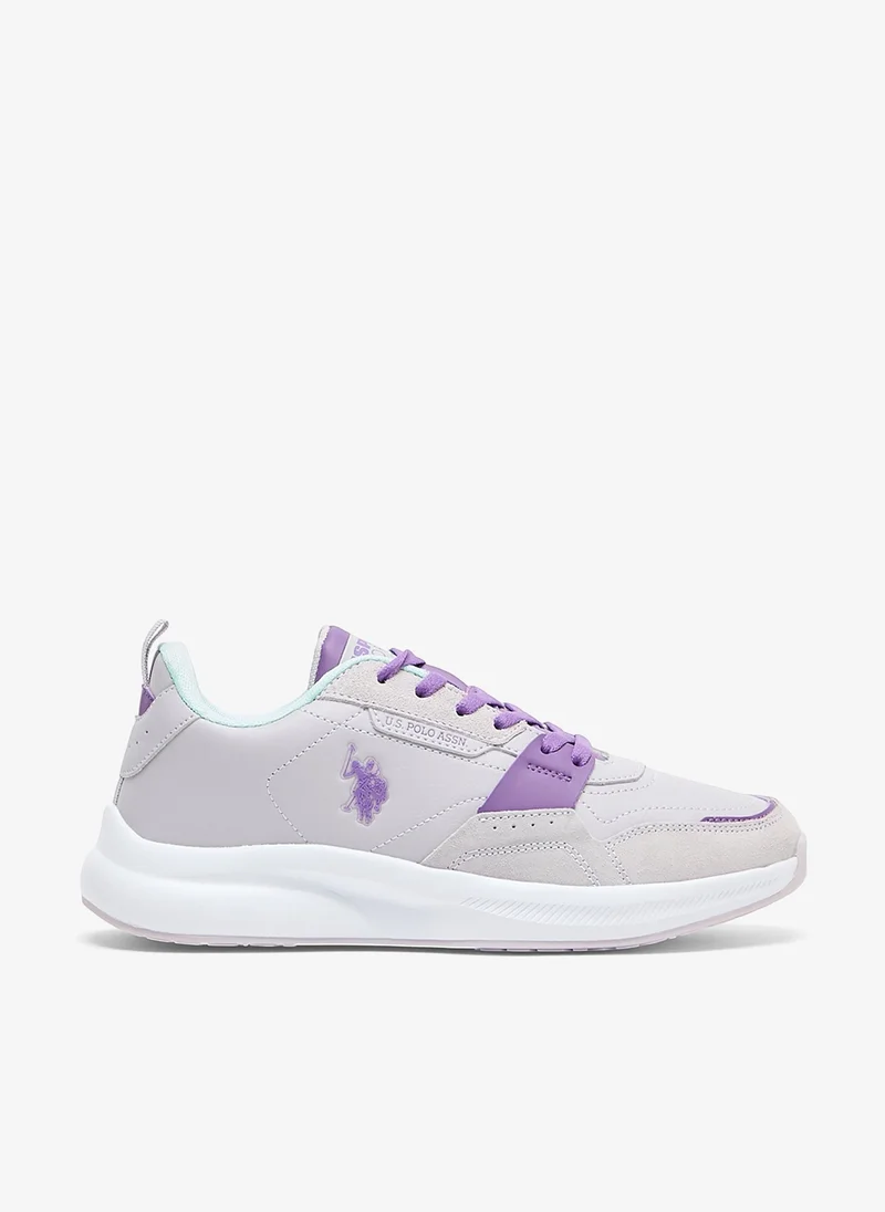 Women's Lightweight Shoes Sneakers - Stylish Lavender and Mint Accents, Comfortable Casual Shoes for Everyday Wear