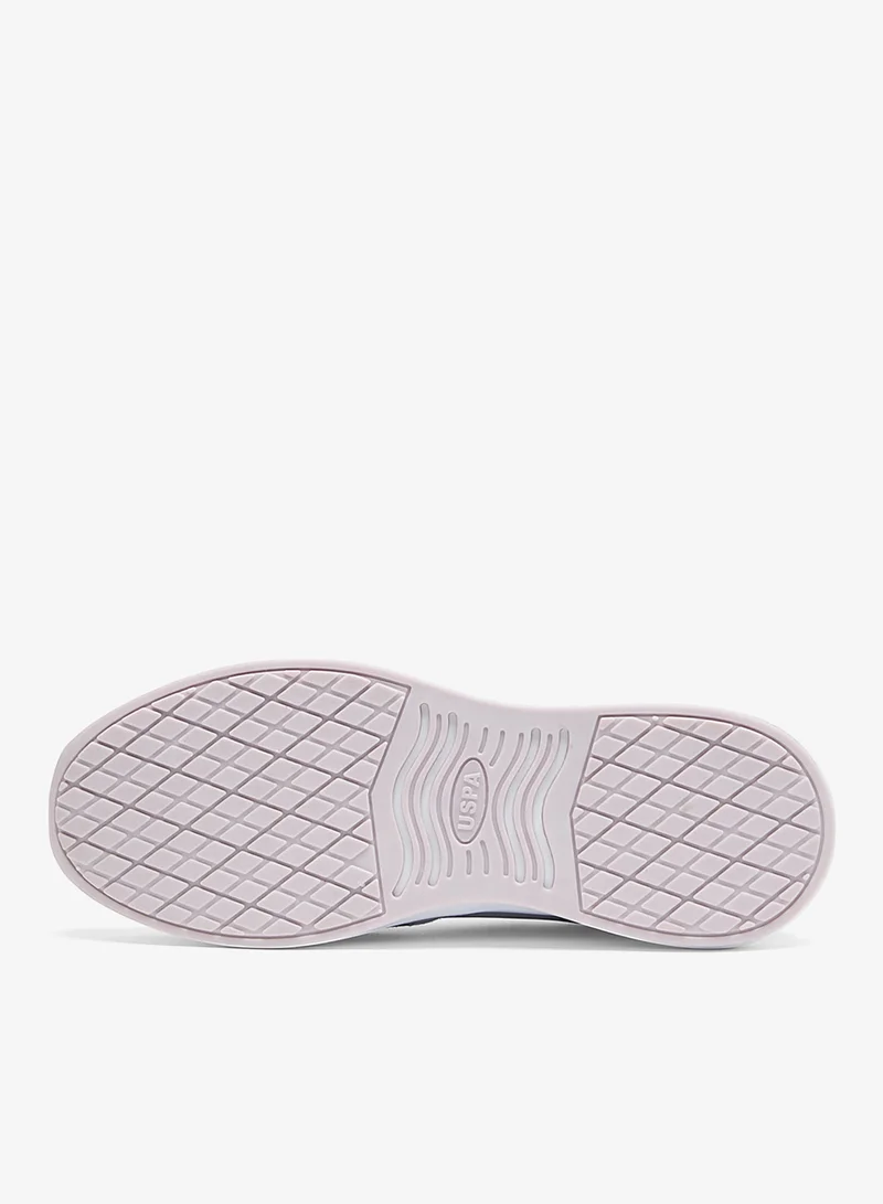 U.S. Polo Assn. Women's Lightweight Shoes Sneakers - Stylish Lavender and Mint Accents, Comfortable Casual Shoes for Everyday Wear
