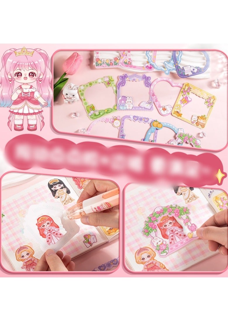 Handheld Account Set Gift Box Student Gift Sticker Handheld Account Book High Appearance Girl Handheld Account Book Material Gift Box