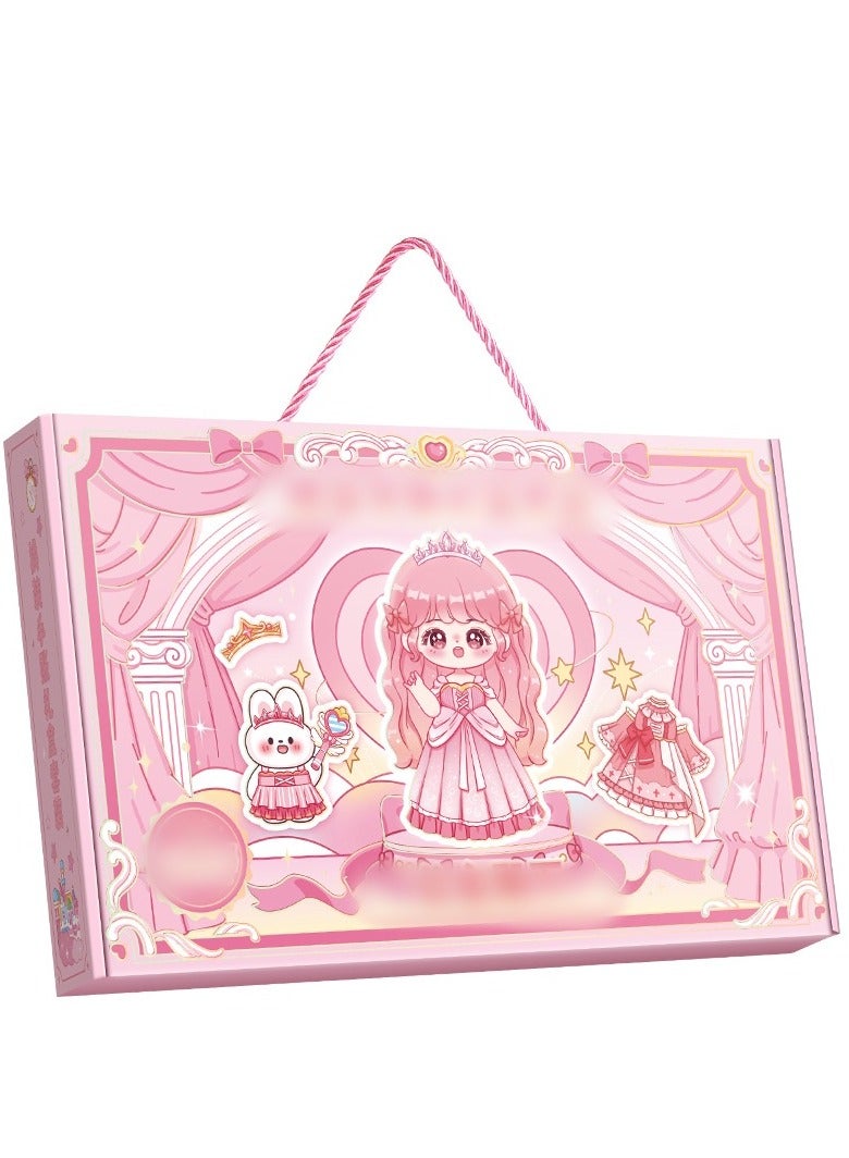 Handheld Account Set Gift Box Student Gift Sticker Handheld Account Book High Appearance Girl Handheld Account Book Material Gift Box