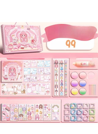 Handheld Account Set Gift Box Student Gift Sticker Handheld Account Book High Appearance Girl Handheld Account Book Material Gift Box - pzsku/Z0271816F74DAA9BAF418Z/45/_/1717928739/2d7b4c59-9b7a-4f6c-9e28-e6bcaf56679d