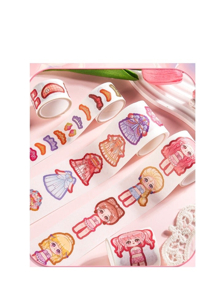 Handheld Account Set Gift Box Student Gift Sticker Handheld Account Book High Appearance Girl Handheld Account Book Material Gift Box