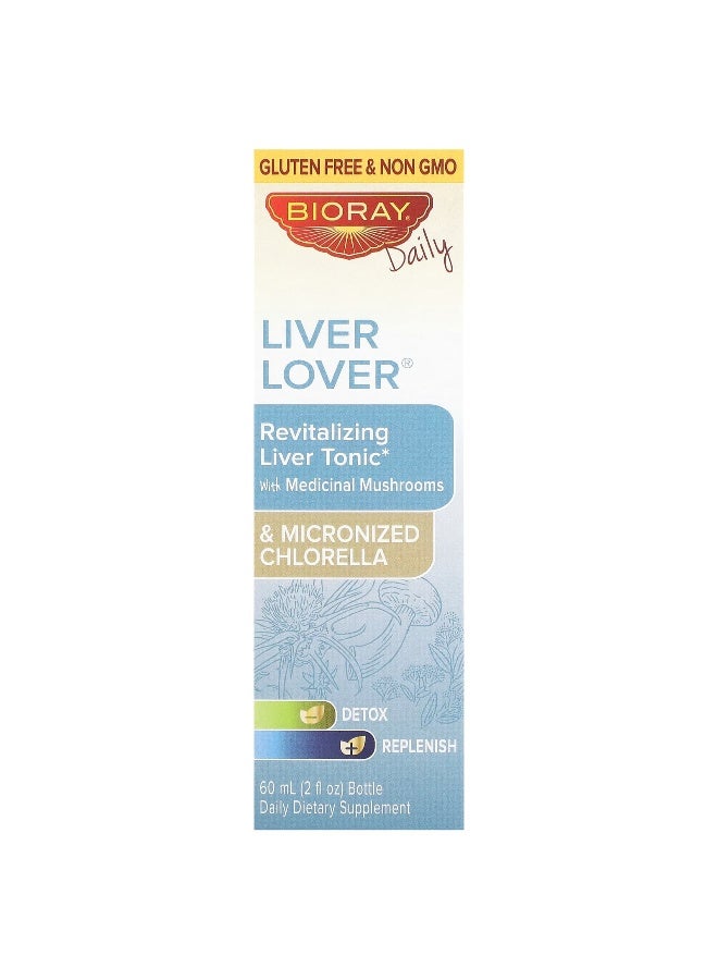 Bioray, Liver Lover, Revitalizing Liver Tonic, Alcohol Free, 2 fl oz (60 ml) (Packaging may vary) - Image 1