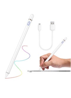 Stylus Pen with Palm Rejection for Touch Screens Compatible with Galaxy Tab A9+ features fine tip of 1.2 mm for more precision and smoothness in drawing and writing