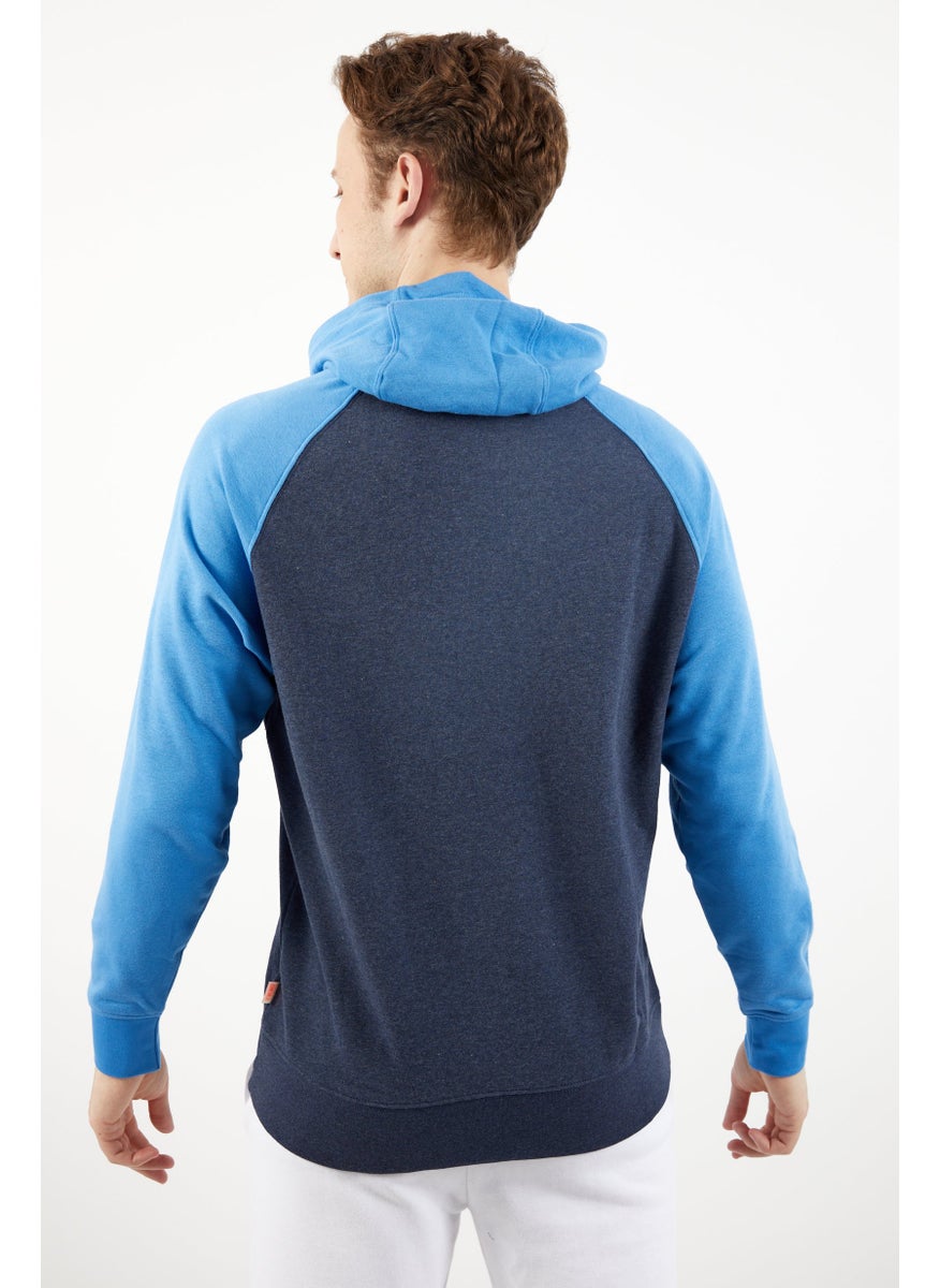 DKNY Sport Men Sportswear Fit Long Sleeves Outdoor Hoodies, Blue  - Image 4