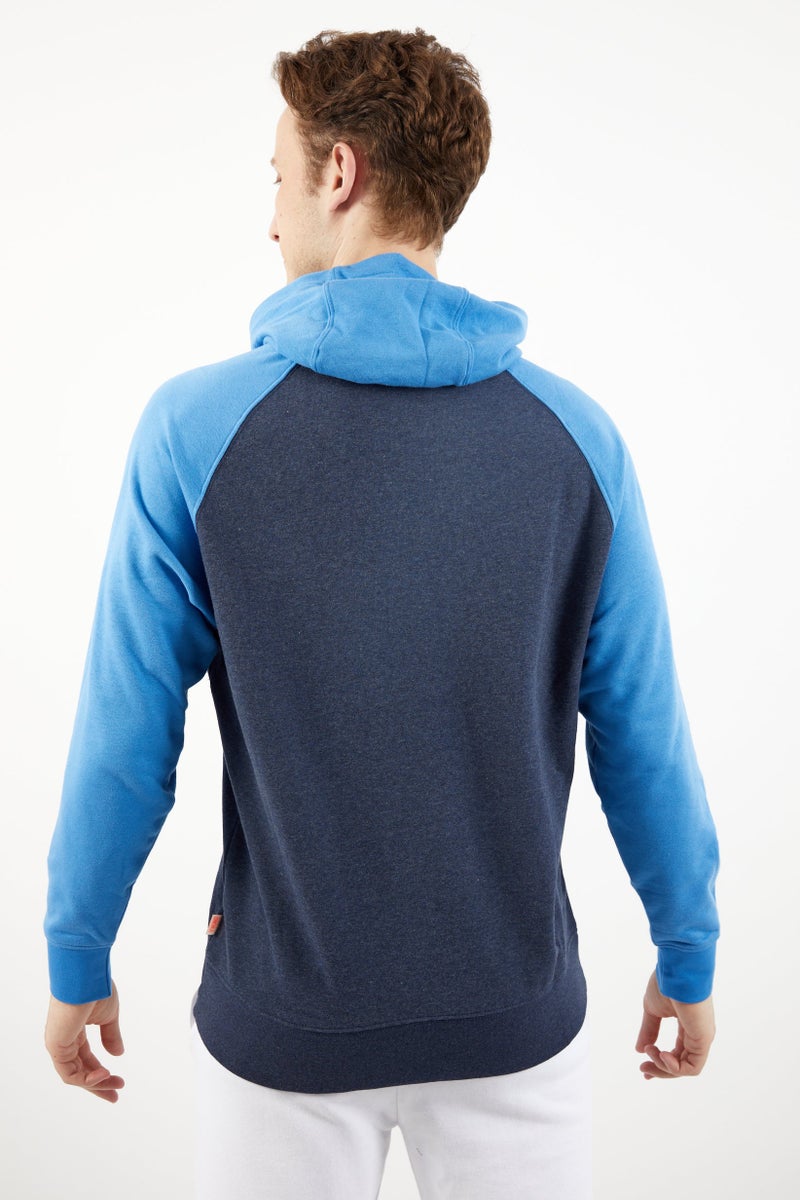 DKNY Sport ملابس رياضية للرجال بأكمام طويلة مناسبة، خارجية، هوديز، أزرق - Image 4