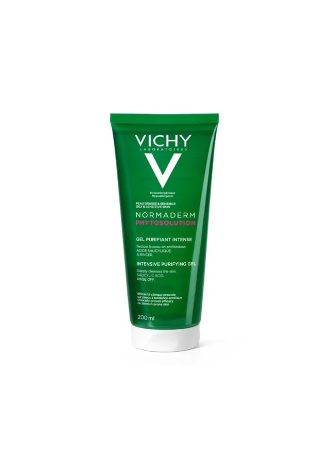 VICHY Vichy Normaderm Intensive Purifying Cleanser Gel for Oily/Acne Skin with Salicylic Acid 200ml