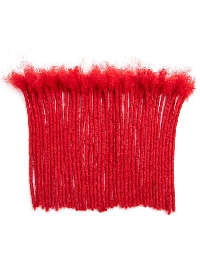 JIAJIA Teresa Small 100% Human Hair Dreadlock Extensions For Men/Women/Kids 0.4Cm Width Full Handmade Permanent Dread Locs Human Hair Can Be Dyed And Bleachedfrom Jiajia Hair(8 Inch10Strandsred Color) - Image 2