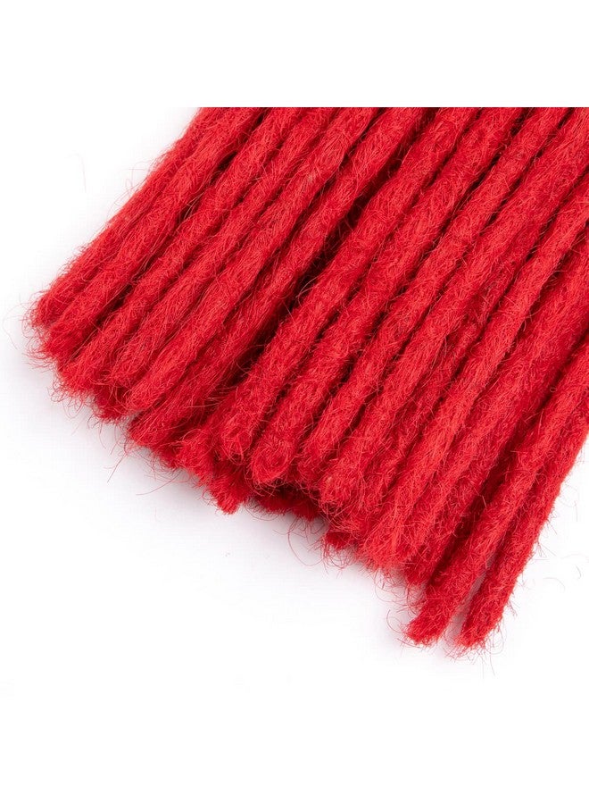 JIAJIA Teresa Small 100% Human Hair Dreadlock Extensions For Men/Women/Kids 0.4Cm Width Full Handmade Permanent Dread Locs Human Hair Can Be Dyed And Bleachedfrom Jiajia Hair(8 Inch10Strandsred Color) - Image 5