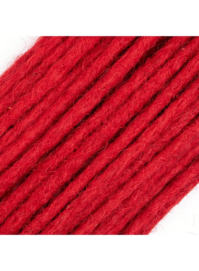 JIAJIA Teresa Small 100% Human Hair Dreadlock Extensions For Men/Women/Kids 0.4Cm Width Full Handmade Permanent Dread Locs Human Hair Can Be Dyed And Bleachedfrom Jiajia Hair(8 Inch10Strandsred Color) - Image 4