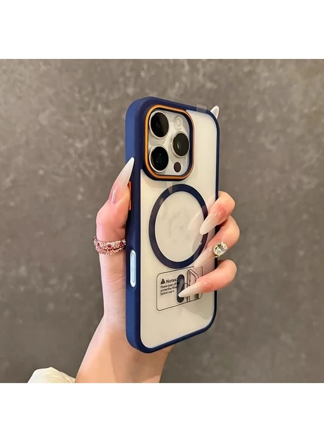 Matte Grey Shockproof Case For iPhone 15 Plus Magnetic Wireless Charge Cover - Image 4