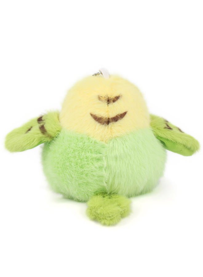 ABEARCAR 3.9 inches Parakeet Plush Toy Bird Stuffed Animal Plush Toy Holder Bag Pendant Party Christmas Birthday Valentine's Day Gifts Toys for Kids Girlfrends - Image 3