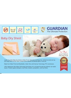 JUPITER Jupiter CT 140 F - Cotton Terry - Baby Dry Sheet - Water Proof - Hypo Allergenic - Guardian Mattress Protector  - Image 1