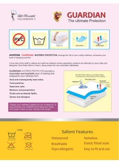 JUPITER Jupiter CT 140 F - Cotton Terry - Baby Dry Sheet - Water Proof - Hypo Allergenic - Guardian Mattress Protector  - Image 2