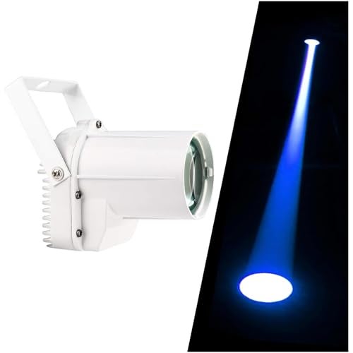 MADOWL Spotlight for Disco Ball Lights Pin Spot Light, Blue Led Beam Pinspot Light for Disco Ball Motors, 3w Blue Spot Lights for Parties - Image 1