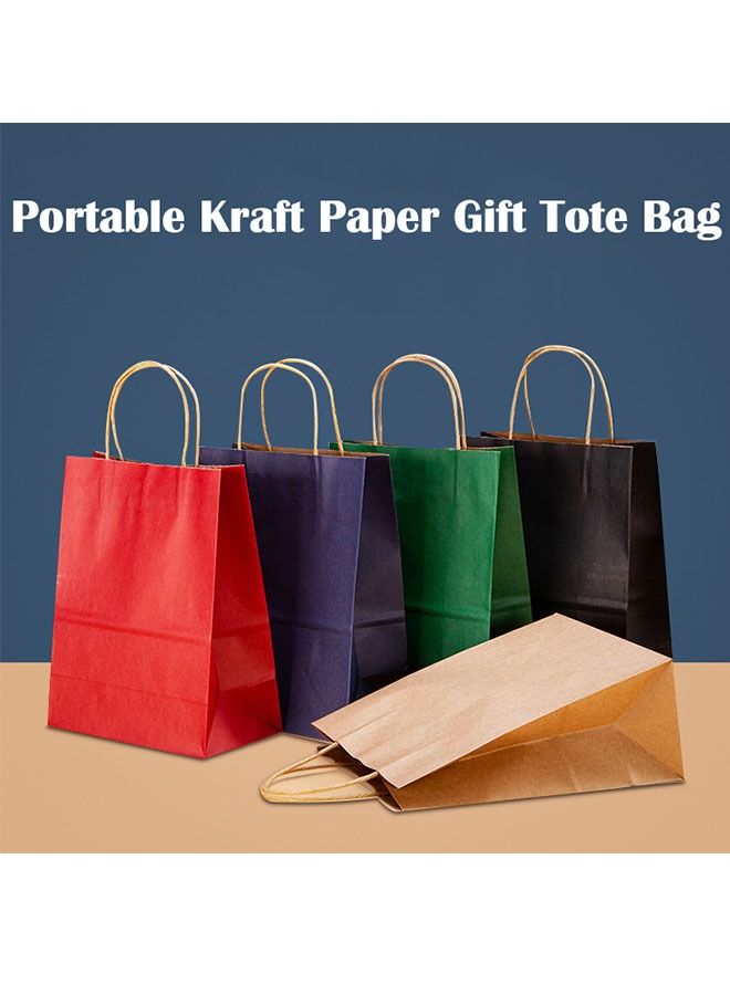 ZCM-HAPPY 24 Pcs Kraft Paper Gift Bag Set - Image 3