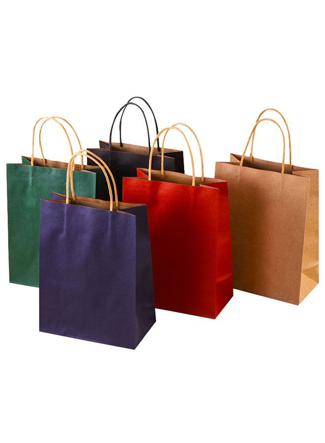 ZCM-HAPPY 24 Pcs Kraft Paper Gift Bag Set - Image 4
