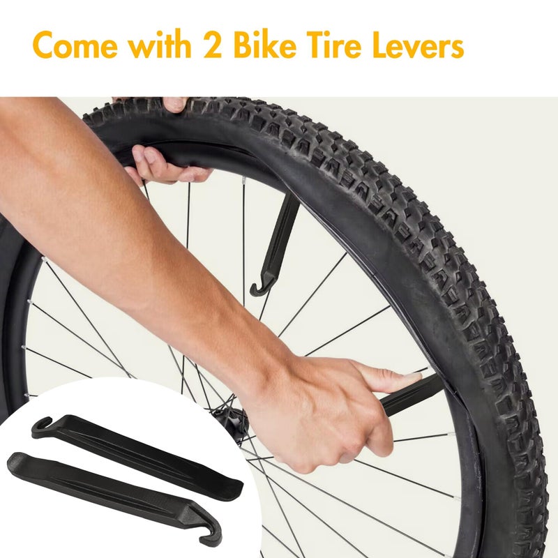 LotFancy 700x23c/25c Bike Tubes, 42mm Presta Valve, 2 Pcs 700x25c 700x23c 23-622 25-622 Road Bike Tubes - Image 4