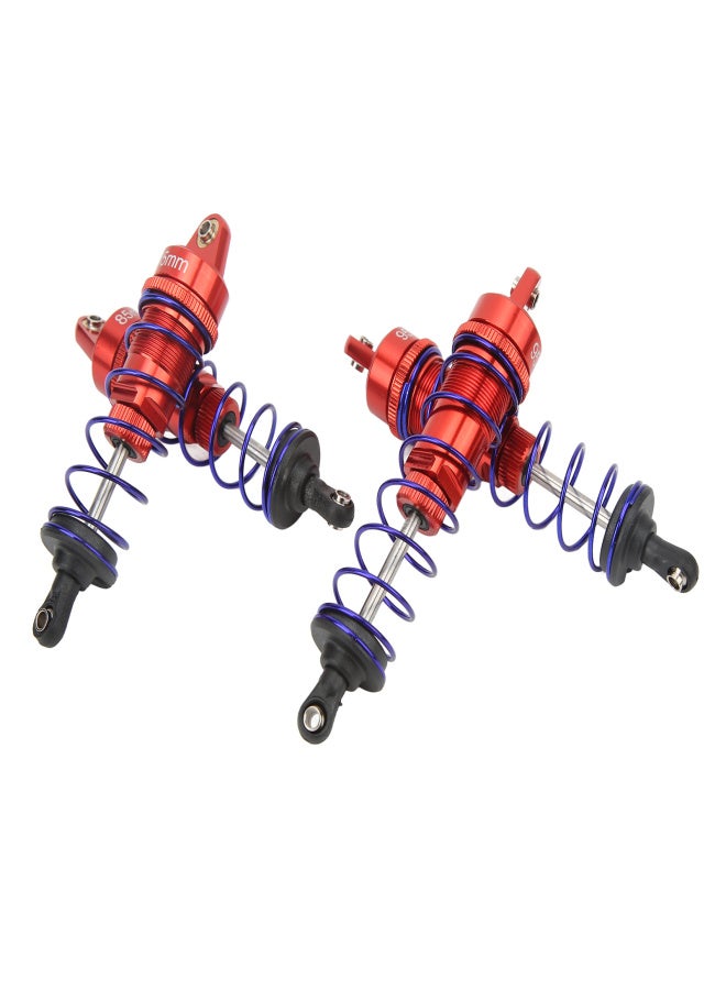 RC Shock Absorber Front Rear Aluminum Alloy Upgrade Parts RC Spring Damper for HSP for Traxxas 1/10 RC Car Red - Image 4