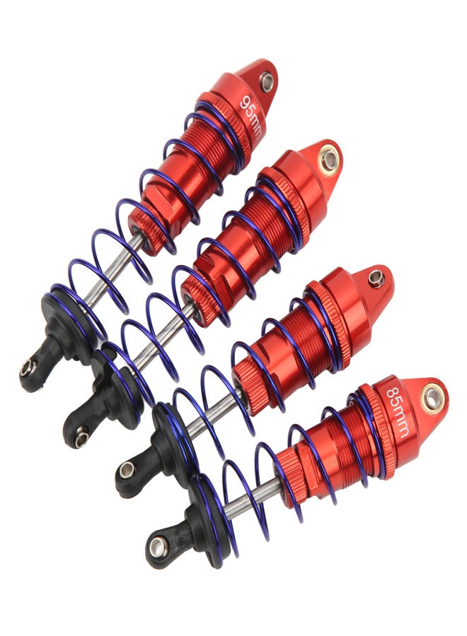 RC Shock Absorber Front Rear Aluminum Alloy Upgrade Parts RC Spring Damper for HSP for Traxxas 1/10 RC Car Red - Image 5