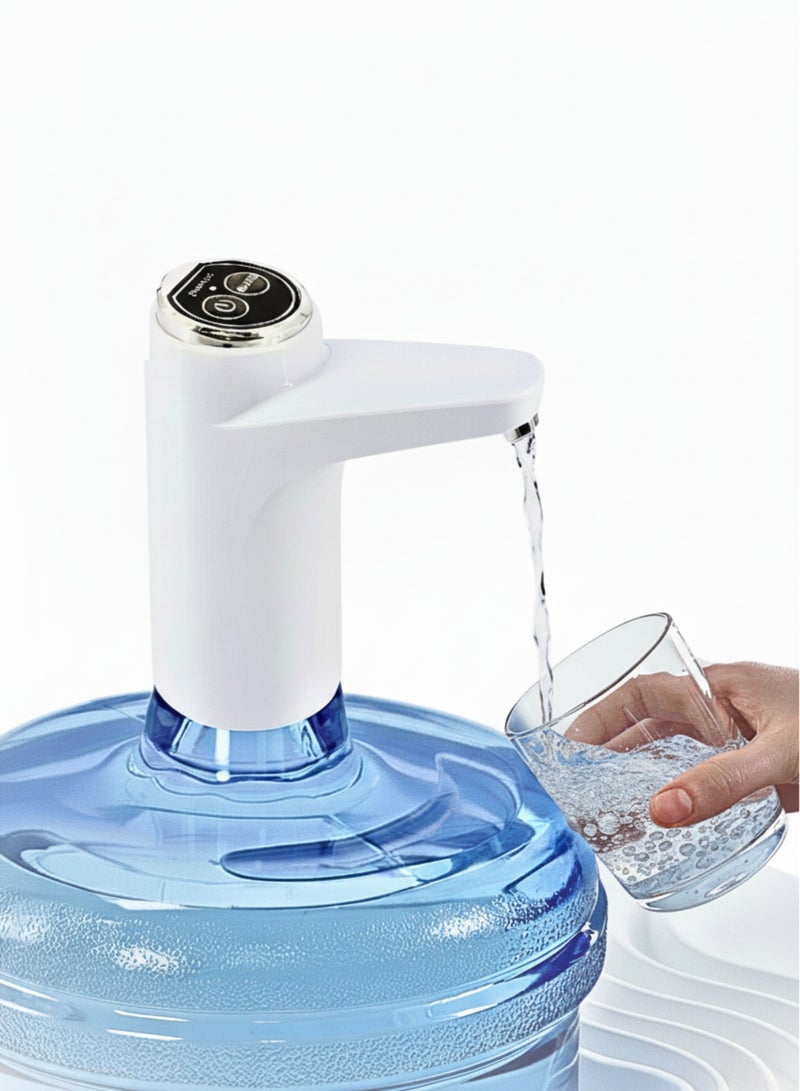 vexa pro Rechargeable Water Bottle Pump USB Charging Automatic Universal Wireless Smart Portable Drinking Water Dispenser Pump for 3 to 5 Gallon Bottle - Image 1