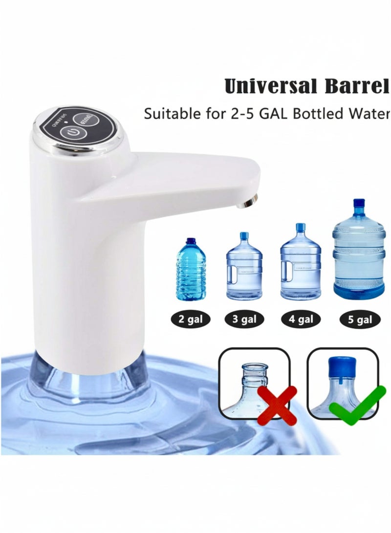 vexa pro Rechargeable Water Bottle Pump USB Charging Automatic Universal Wireless Smart Portable Drinking Water Dispenser Pump for 3 to 5 Gallon Bottle - Image 4