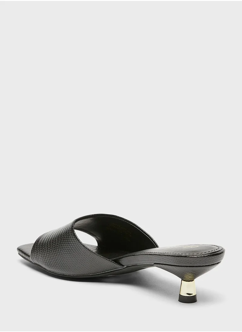 Celeste Single Strap Mid Heel  Sandals