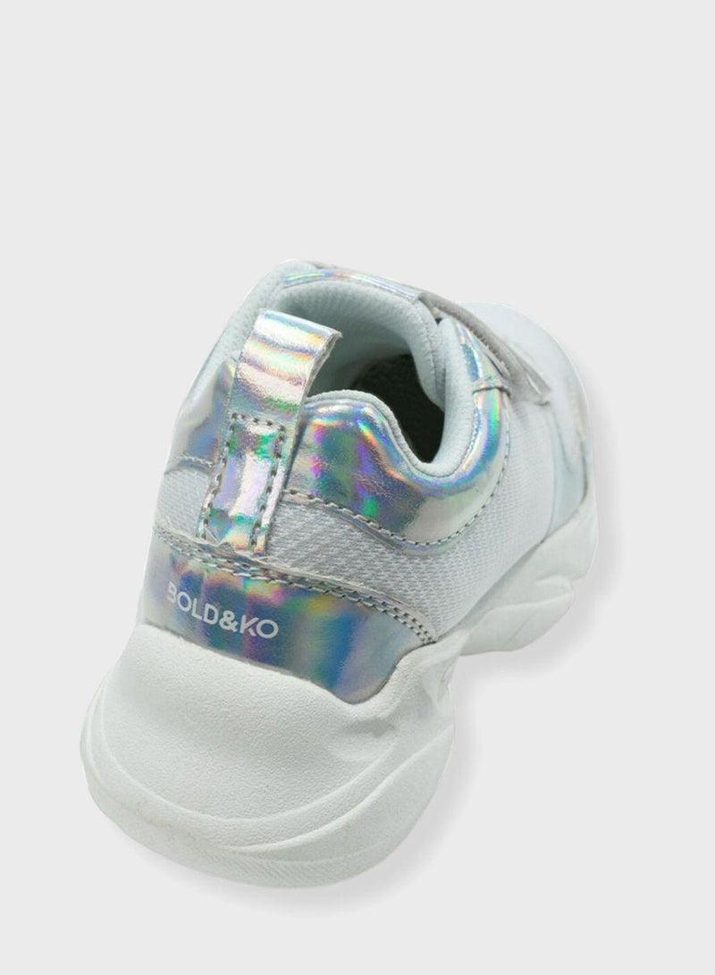 BOLD&KO Kids Grace Velcro Sneakers - Image 3
