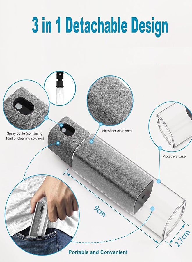 Screen Cleaner, Touchscreen Mist Cleaner, 10ML Two in One Spray and Wipe for All Phones, Laptop, Tablet, PC, Computer, LCD, Eyeglass, TV Screens - Image 4
