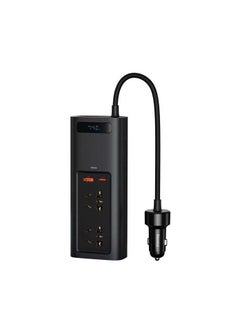 Baseus Baseus Power Inverter  150W (220V UK) Cluster Black  - Image 1