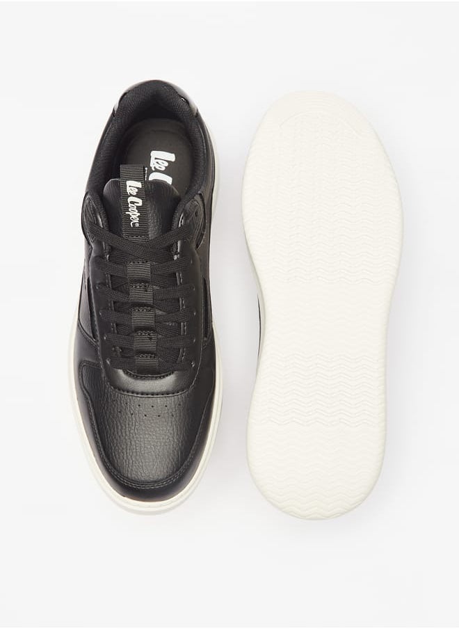 Lee Cooper Mens Colourblock Sneakers With Lace-Up Closure  - Image 4