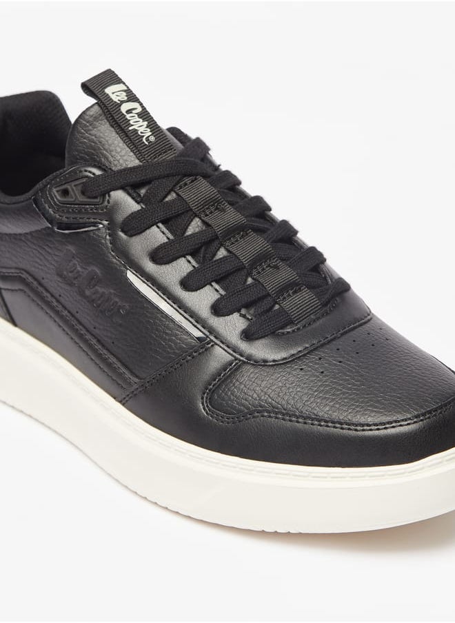Lee Cooper Mens Colourblock Sneakers With Lace-Up Closure  - Image 5