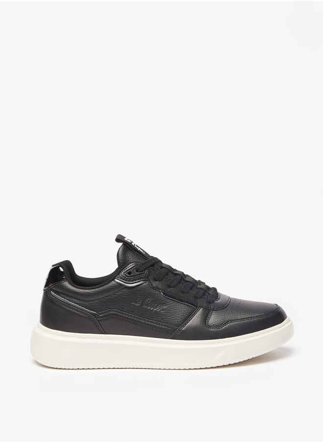 Lee Cooper Mens Colourblock Sneakers With Lace-Up Closure  - Image 3