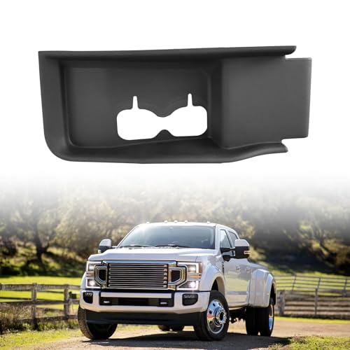 telfair Front Passenger Side Tow Hook Bezel Compatible with 20202022 Ford F250 F350 F450 Super Duty Replacement for Part Numbers LC3Z8310G LC3Z8200ADBlack - Image 1