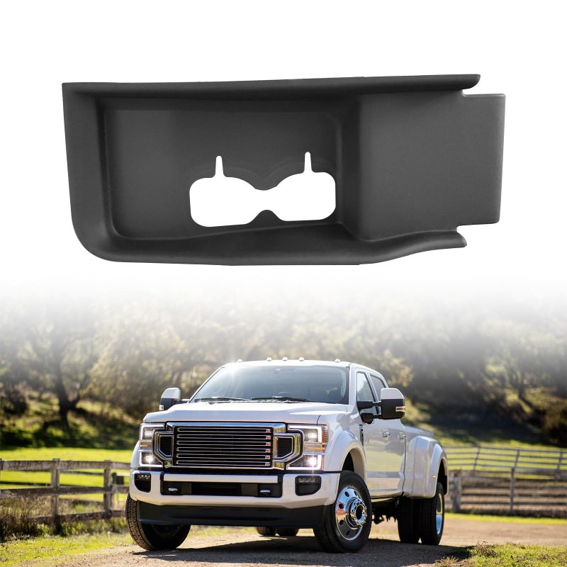 telfair Front Passenger Side Tow Hook Bezel Compatible with 20202022 Ford F250 F350 F450 Super Duty Replacement for Part Numbers LC3Z8310G LC3Z8200ADBlack - Image 2