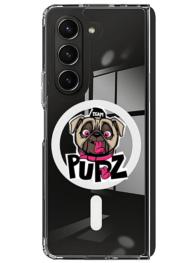 Theodor Magnetic Case for Samsung Galaxy Z Fold 6 Compatible with MagSafe Wireless Charging, Shockproof Phone Bumper Cover pupz - Image 1