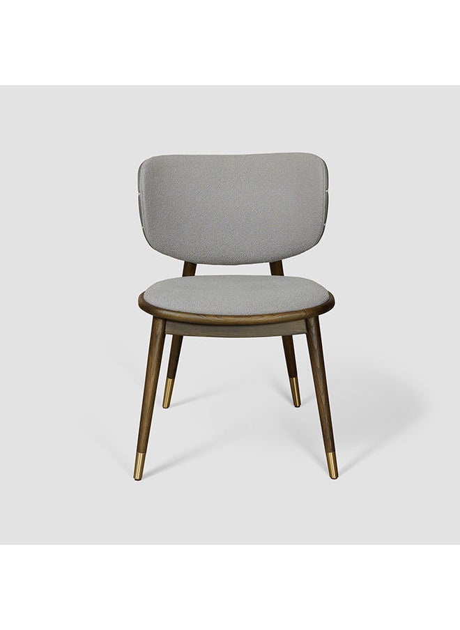 AL HUZAIFA FURNITURE - Twister Dining Chair Upholstered Ash Solid Wood - Image 1