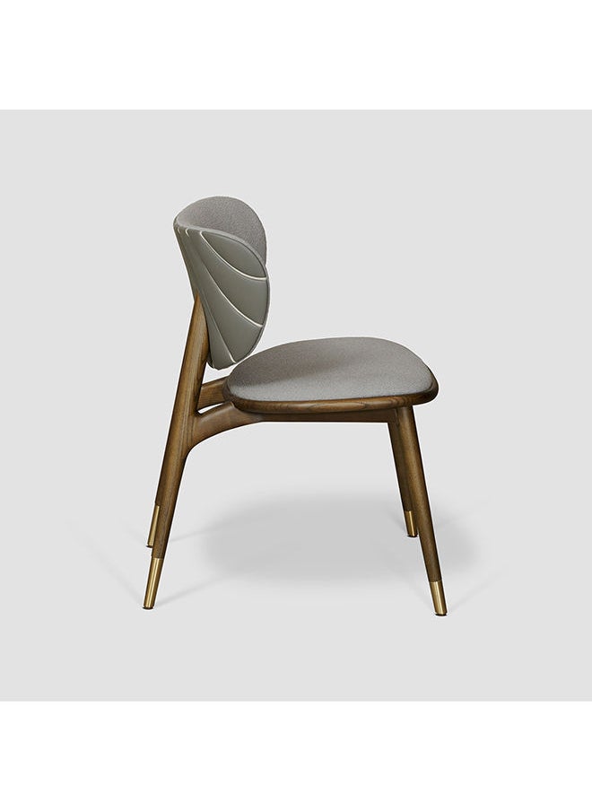AL HUZAIFA FURNITURE - Twister Dining Chair Upholstered Ash Solid Wood - Image 1