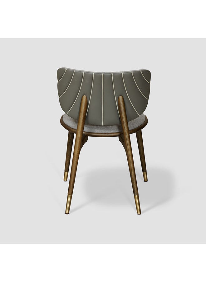 AL HUZAIFA FURNITURE - Twister Dining Chair Upholstered Ash Solid Wood - Image 1