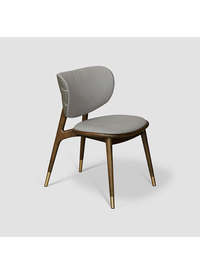 AL HUZAIFA FURNITURE - Twister Dining Chair Upholstered Ash Solid Wood - Image 1