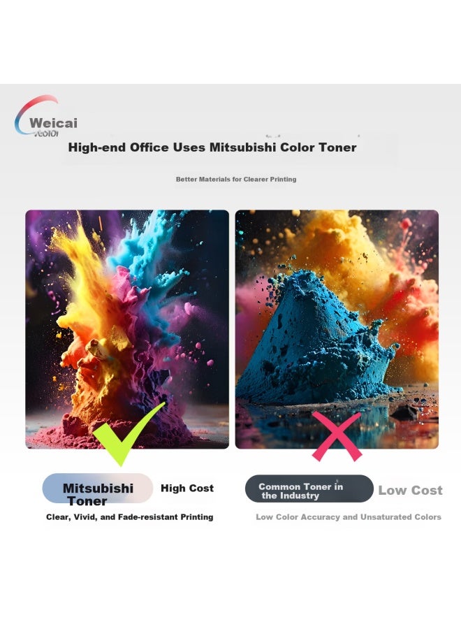 Vcolor Crg054 Toner Cartridge For Canon Mf641cw/643cdw/645cx/lbp621cw/lbp623cdn/623cdw/lbp622c Printer Ink Cartridge - Image 2