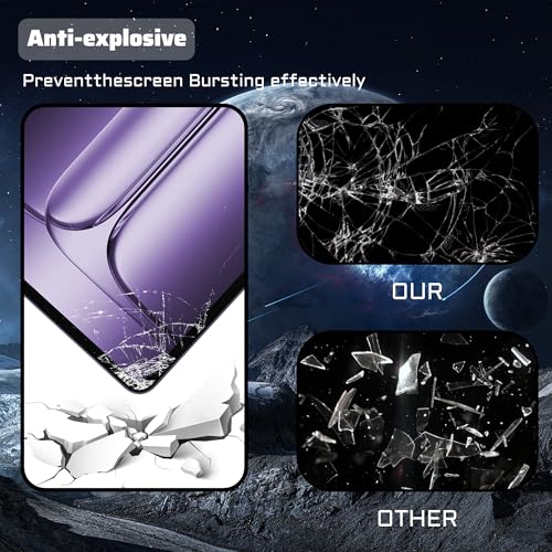 Fhyeugfy [2+2 Pack ] for OnePlus Pad 3 Screen Protector with Camera Lens Protector,Tempered Glass Film,HD Clear,Anti-Scratch,Bubble Free - Image 5