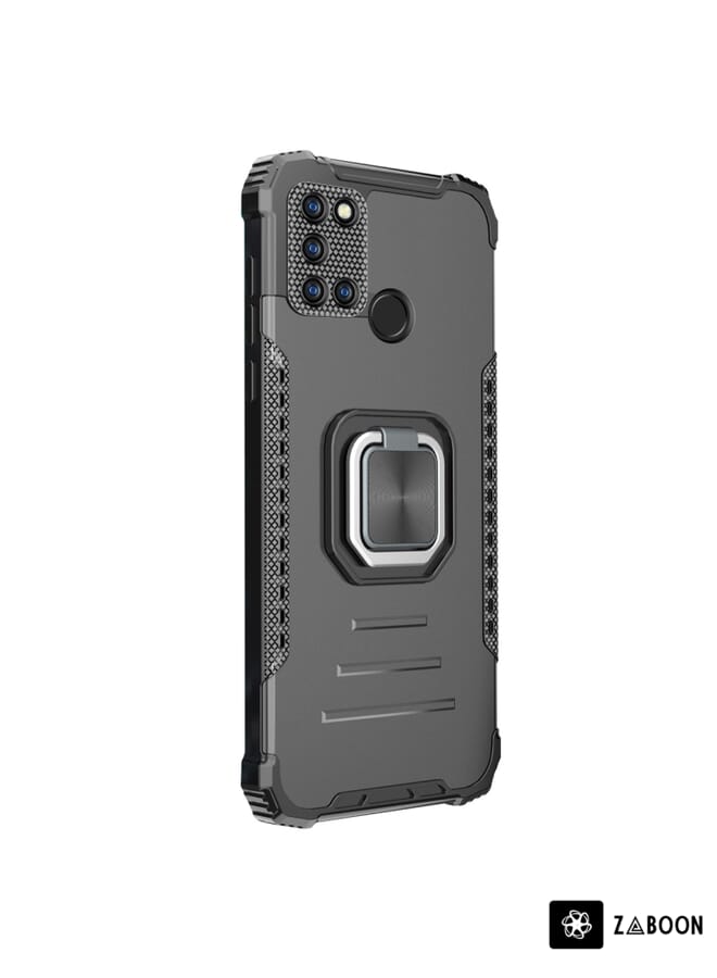 Zaboon Protective Case For OPPO Realme C17 / Realme 7i Aluminum Alloy + TPU  with Lanyard - Image 2