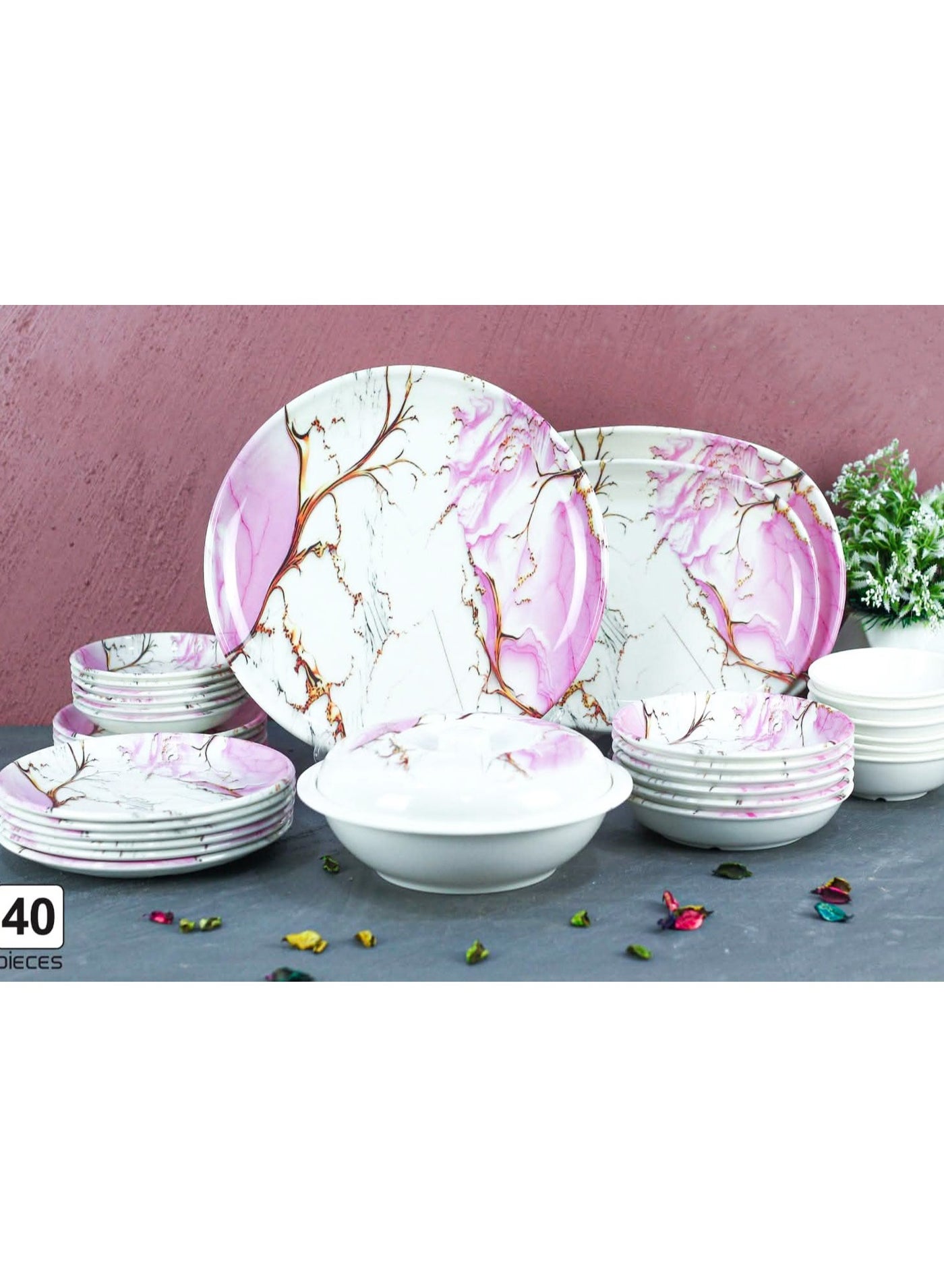 MELAMINE Dinner sets 40 pieces