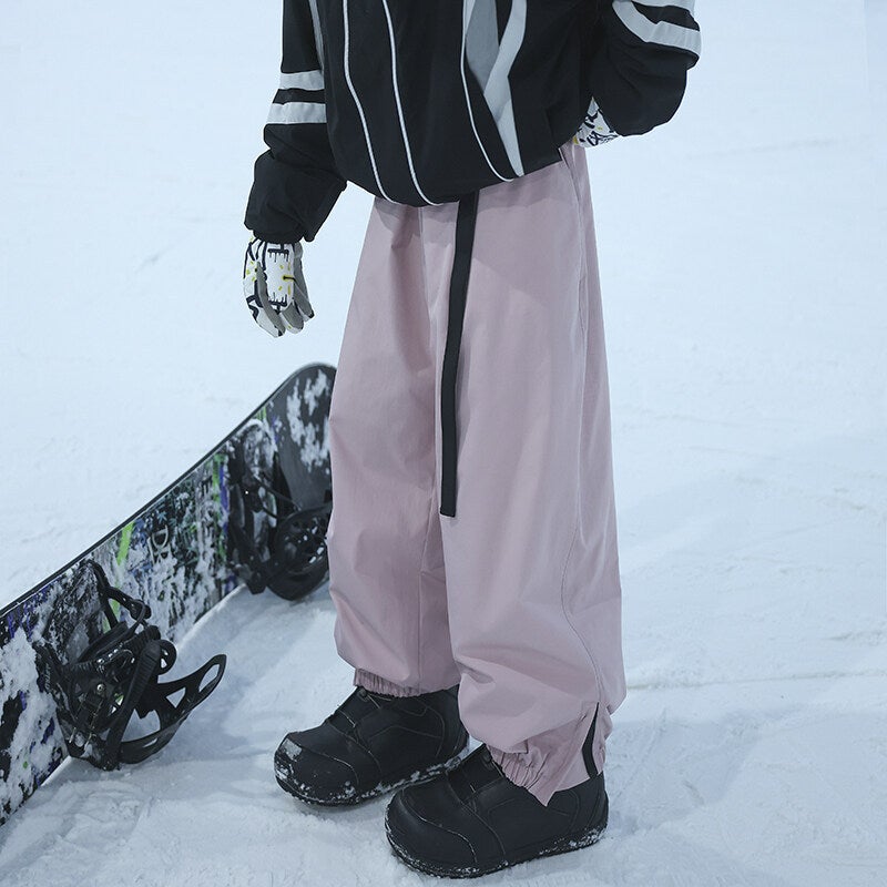 Fleece-Lined Liner Waterproof Ski Pants Men'S Winter Thickened Outdoor Sports Assault Pants Fashion Brand American Casual Toe Pants - Image 4