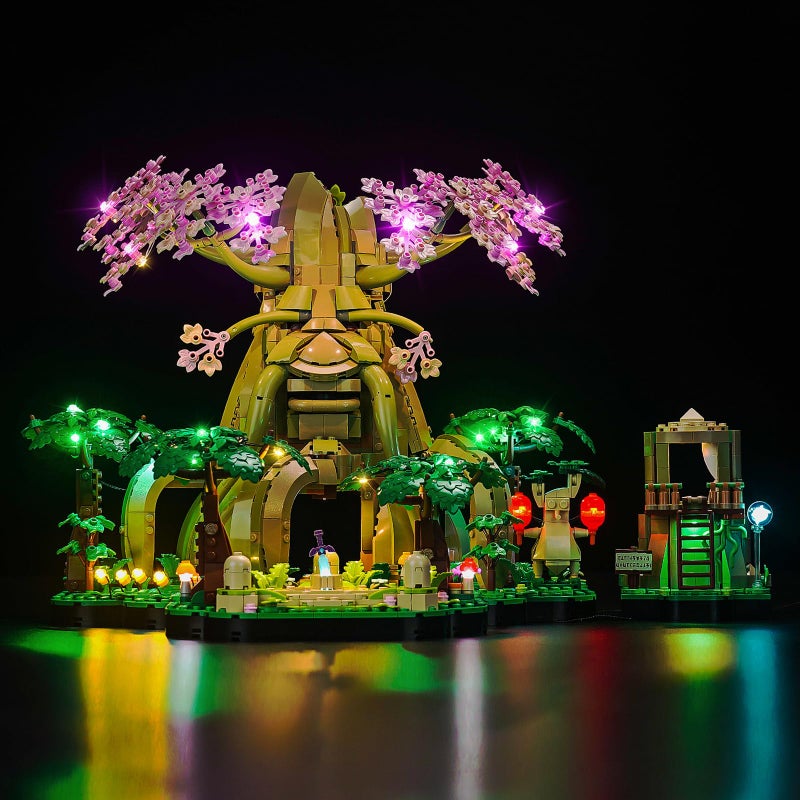 LocoLee LED Light Kit Compatible with Lego Great Deku Tree 2in1 77092 Creative Lighting Set Accessories Compatible with Lego 77092 Great Deku Tree No Models Only Light Standard Version - Image 3