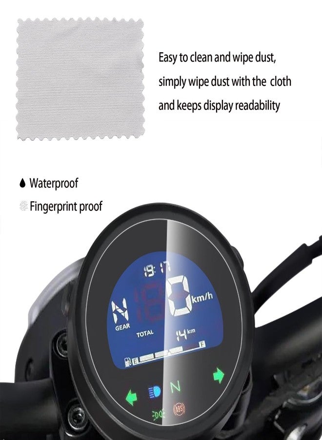 HAONEL Instrument Film Dashboard Screen Protector Replacement for Honda Rebel 500 300 CMX300 CMX500 2020-2024/ CL300 CL500 2023 Cluster Display Screen Protective Cover - Image 4