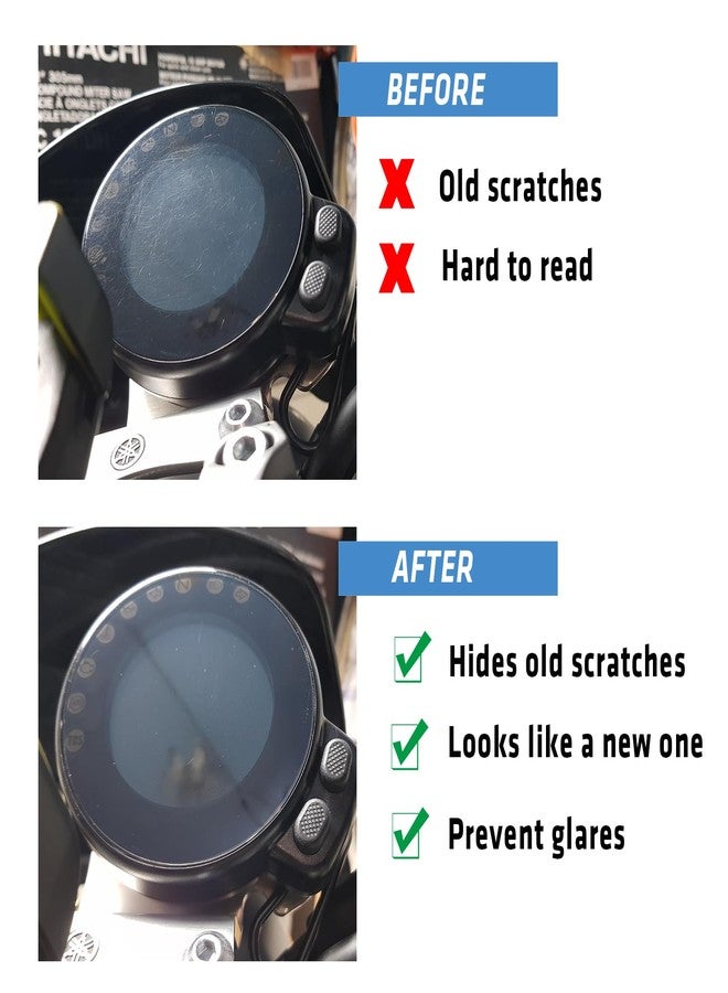 HAONEL Instrument Film Dashboard Screen Protector Replacement for Honda Rebel 500 300 CMX300 CMX500 2020-2024/ CL300 CL500 2023 Cluster Display Screen Protective Cover - Image 5